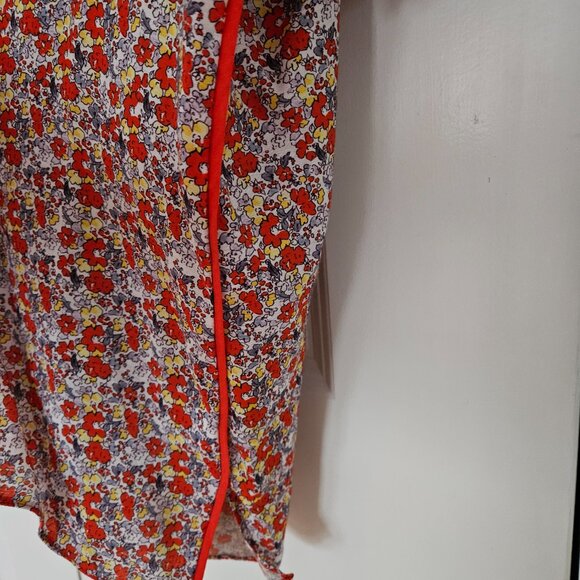 ME+EM Floral Peasant Blouse with Flutter Sleeves Size 10 - Picture 7 of 10